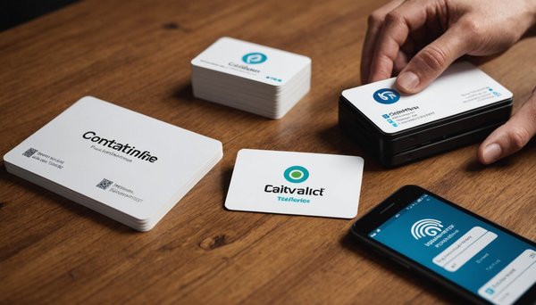 Découvrez les cartes de visite sans contact qui révolutionnent vos échanges